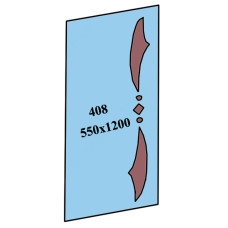 Коридорне дзеркало 550x1200мм 408