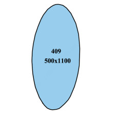 Коридорне дзеркало 500x1100мм 409