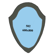 Дзеркало 600x800 без полиць 502