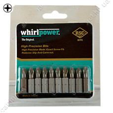 Біта Whirlpower PH-2x25мм 10шт оригінал