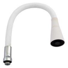 Гусак силіконовий гнучкий ZERIX SPS-02 WHITE білий