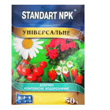 Добриво водорозчинне універсальне Standart NPK 50г