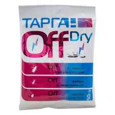 Засіб Тарган ОFF Dry від тарганів постільних бліх молі та мурашок 50г