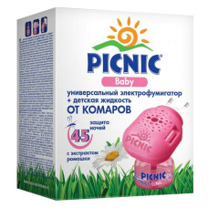 PICNIC Baby жидкость от комаров для электрофумигатора 45 ночей