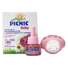 Набір рідина плюс електрофумігатор від комарів Picnic Baby 45 ночей