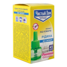 Рідина від комарів Чистий дім для електрофумігатора 45 ночей Рідина від комарів Чистий дім для електрофумігатора 45 ночей