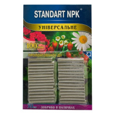 Добриво універсальне в паличках Standart NPK 30шт на блістері Добриво універсальне в паличках Standart NPK 30шт на блістері