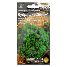 Насіння петрушки кучерявої Агромаксі Кудряшка Дашка 2г