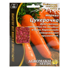 Насіння моркви Агромаксі Цукерочка 15г