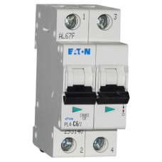 Автоматичний вимикач двополюсний Moeller Eaton HL 4-C40 / 2