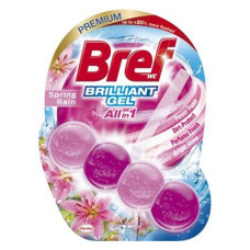 Підвісний туалетний блок Bref Блискучий гель Весняний дощ 42г