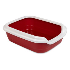 Туалет для кота Природа Comfort L 49х39х15 бордо