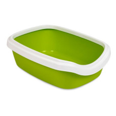 Туалет для кота Природа Comfort M 41х30х13.5см лайм