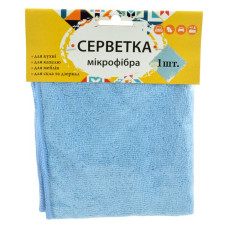 Серветка мікрофібра Зручні Дрібниці універсальна 30х30см 1шт