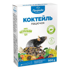 Корм коктейль для щурів Природа 0.5кг картон