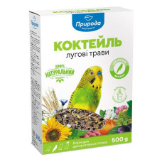 Корм коктейль для папуг Природа Лугові трави 0.5кг картон