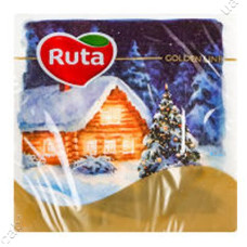 Серветки паперові Ruta Зимова казка 33х33см двошарові 20шт