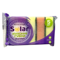 Губки кухонні Solar Standard 5шт