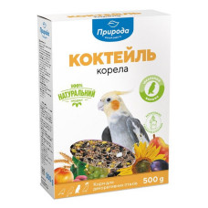 Корм коктейль для середніх папуг Корелла Природа 0.5кг картон