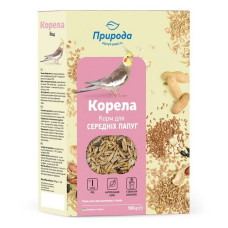Корм для папуг корела Природа йод 500г NEW