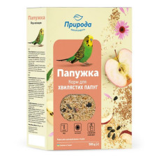 Корм для папуг Природа папужки йод плюс ехінацея 500г NEW
