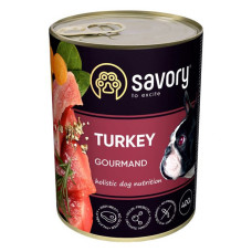 Консерви для дорослих собак Savory Dog Gourmand з індичкою 400гр