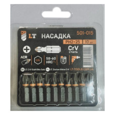 Біта LT/Maxidrill 501-015 PH-2х25 1/4 CrV 10шт