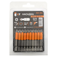 Біта LT/Maxidrill 501-028 PZ-2х50 1/4 CrV 10шт