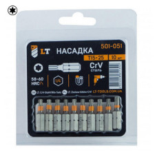 Біта LT/Maxidrill 501-051 T15х25мм 1/4 CrV 10шт