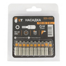 Біта LT/Maxidrill 501-052 T20х25мм 1/4 CrV 10шт