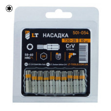 Біта LT/Maxidrill 501-054 T30х25мм 1/4 CrV 10шт