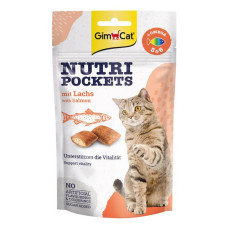 Ласощі для кішок Nutri Pockets Лосось Омега 3 плюс 6 60г