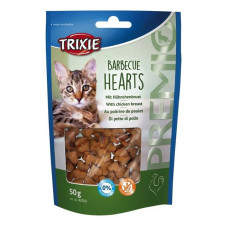 Ласощі для котів Trixie Premio Barbecue Hearts курка 50г