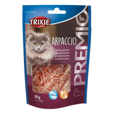 Ласощі для котів Trixie Premio Carpaccio качка та риба 20г