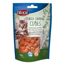 Ласощі для котів Trixie Premio Cheese Chicken Cubes сирно-курячі кубики 50г