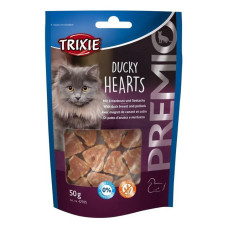 Ласощі для котів Trixie Premio Hearts качка та мінтай 50г