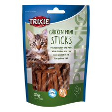 Ласощі для котів Trixie Premio Mini Sticks курка та рис 50г