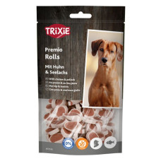 Ласощі для собак Trixie Premio Chicken and Pollock Rolls ролики курка та лосось 75г
