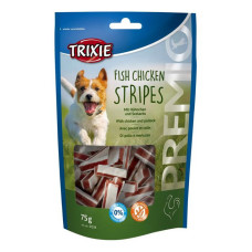 Ласощі для собак Trixie Premio Chicken and Pollock Stripes палички курка лосось 75г