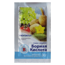 Водорозчинне добриво Proventus Борна кислота 20г