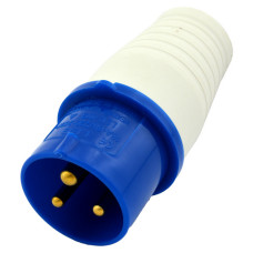 Вилка переносна Lee 7013 16 А 220 В 2Р plus Е IP44