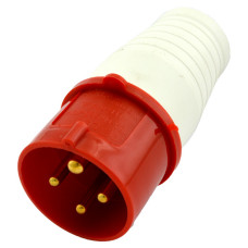 Вилка переносна Lee 7014 16 А 380 В 3Р plus Е IP44