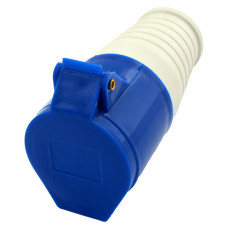 Розетка Lee 7223 32 А 220 В 2Р plus Е IP44 переносна