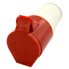 Розетка Lee 7224 32 А 380 В 3Р plus Е IP44 переносна