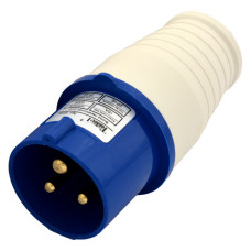 Вилка переносна Takel 013 3 контакта 2Р плюс Е 16А 250В IP44