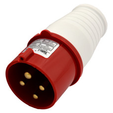 Вилка переносна Takel 4 контакта 3Р плюс Е 16А 380В IP44 014