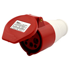 Розетка переносна Takel 4 контакти 3Р плюс Е 16А 380В IP44 214