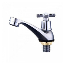 Змішувач для умивальника Solone JIK15 однокранний короткий букс 1/2