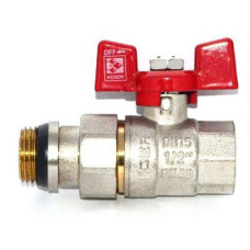 Кульовий кран з американкою прямий KOER KR 227-Gi 1/2 Кульовий кран з американкою прямий KOER KR 227-Gi 1/2
