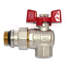 Кульовий кран з американкою кутовий KOER KR 228-Gi 1/2 Кульовий кран з американкою кутовий KOER KR 228-Gi 1/2